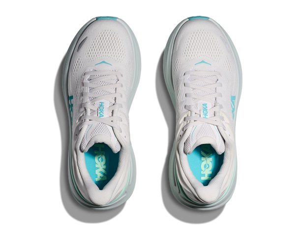 Women's - HOKA Bondi 9 - Frost/Cielo Blue