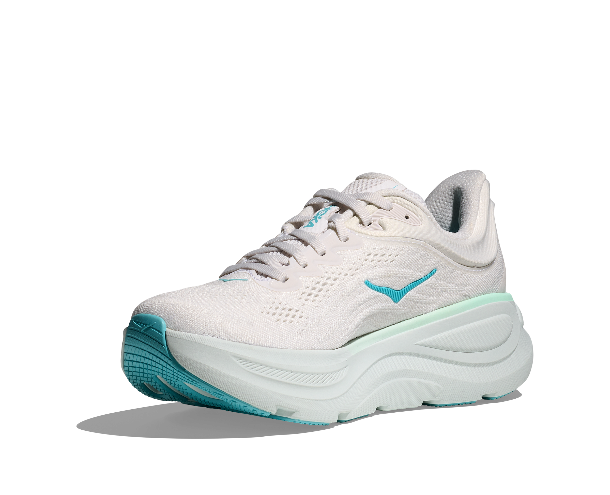 Women's - HOKA Bondi 9 - Frost/Cielo Blue
