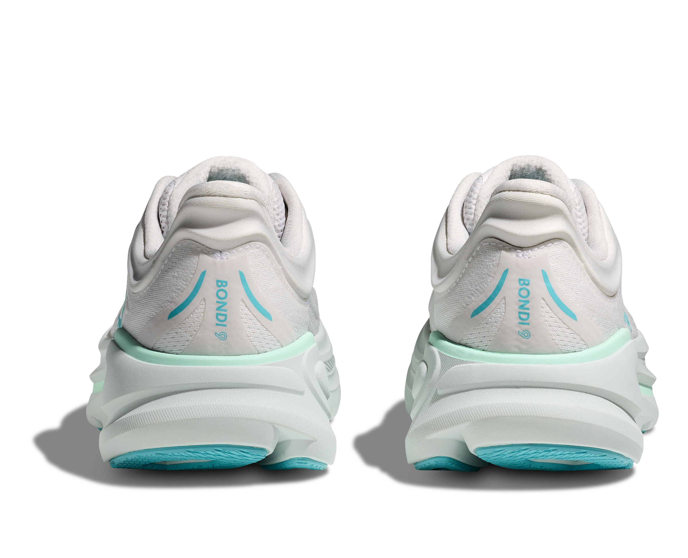 Women's - HOKA Bondi 9 - Frost/Cielo Blue