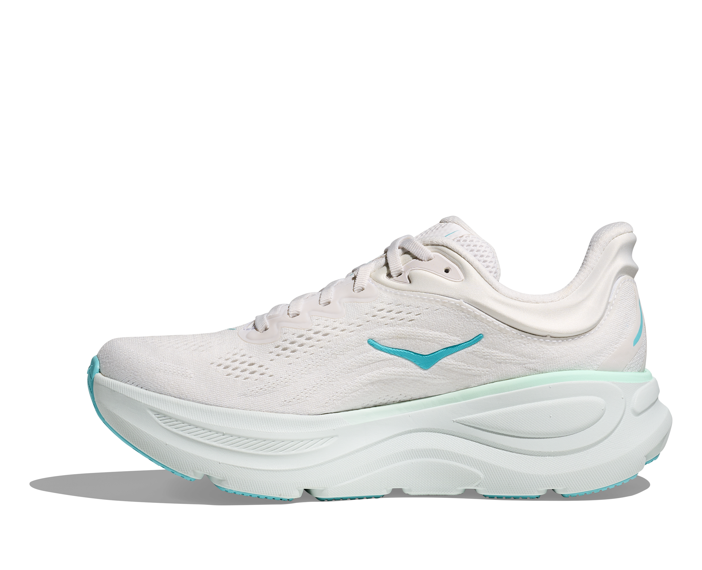 Women's - HOKA Bondi 9 - Frost/Cielo Blue