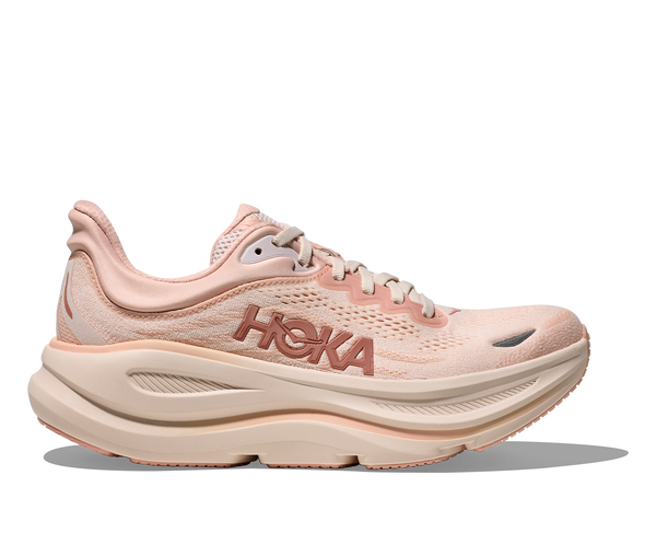 Women's - HOKA Bondi 9 - Rose Latte/Rose Cream