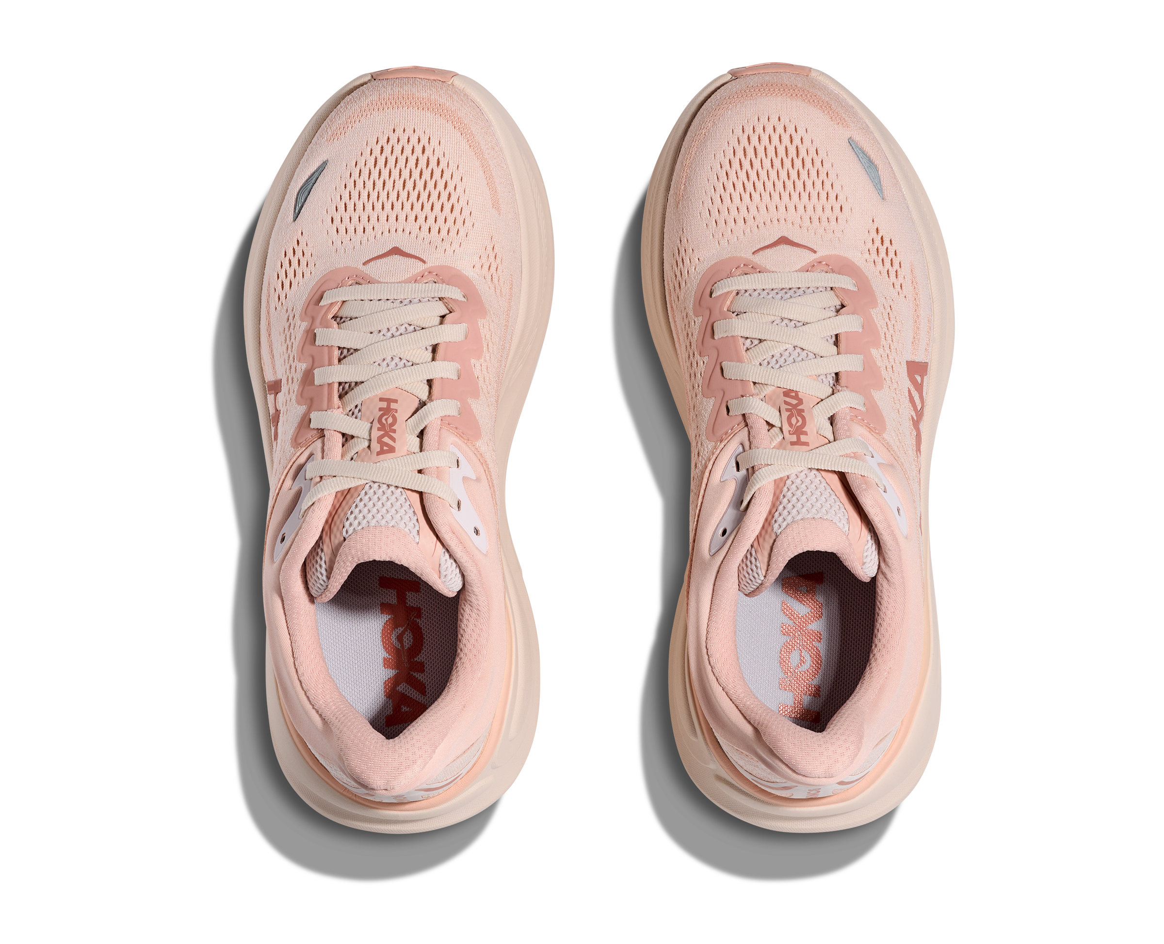Women's - HOKA Bondi 9 - Rose Latte/Rose Cream