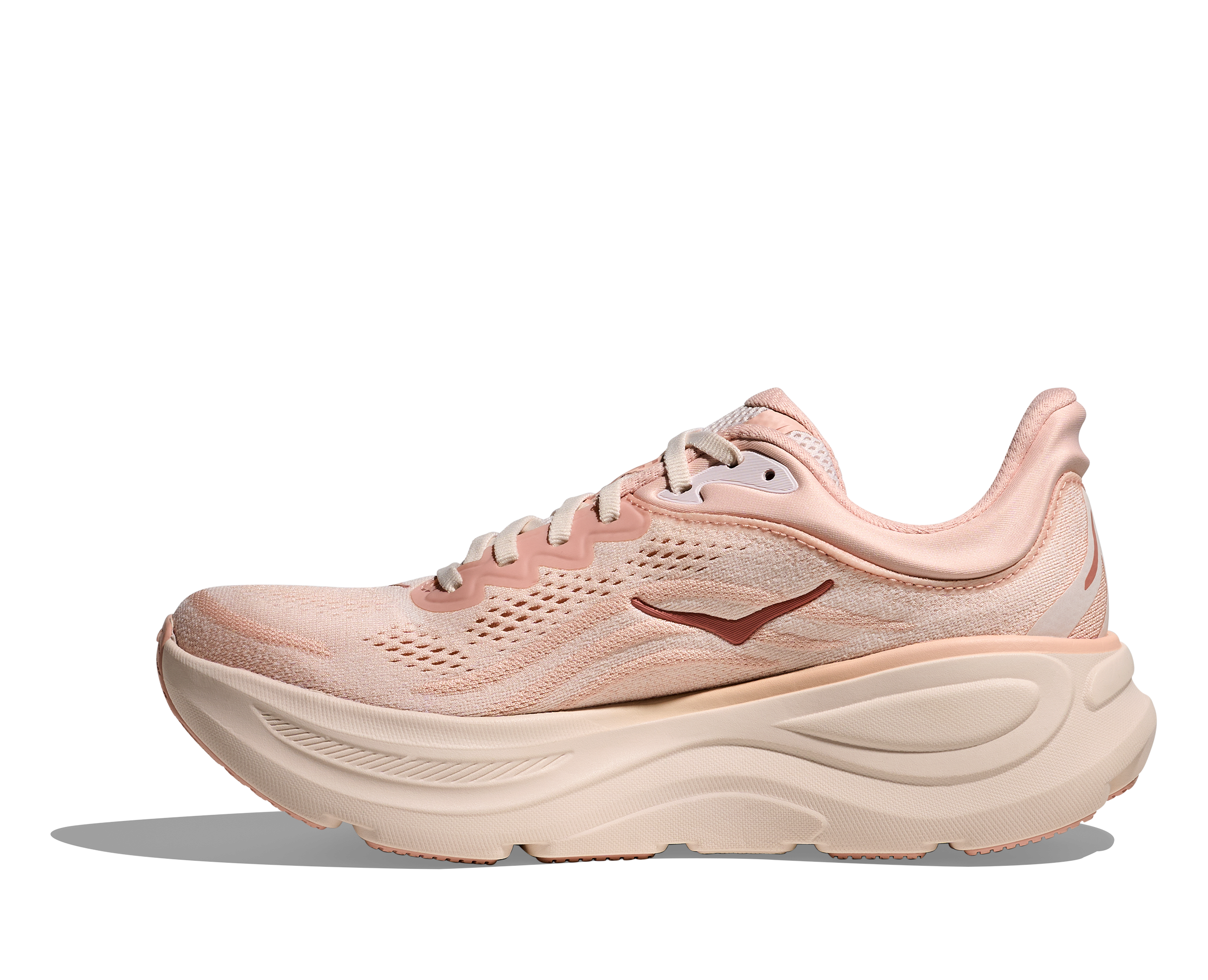 Women's - HOKA Bondi 9 - Rose Latte/Rose Cream