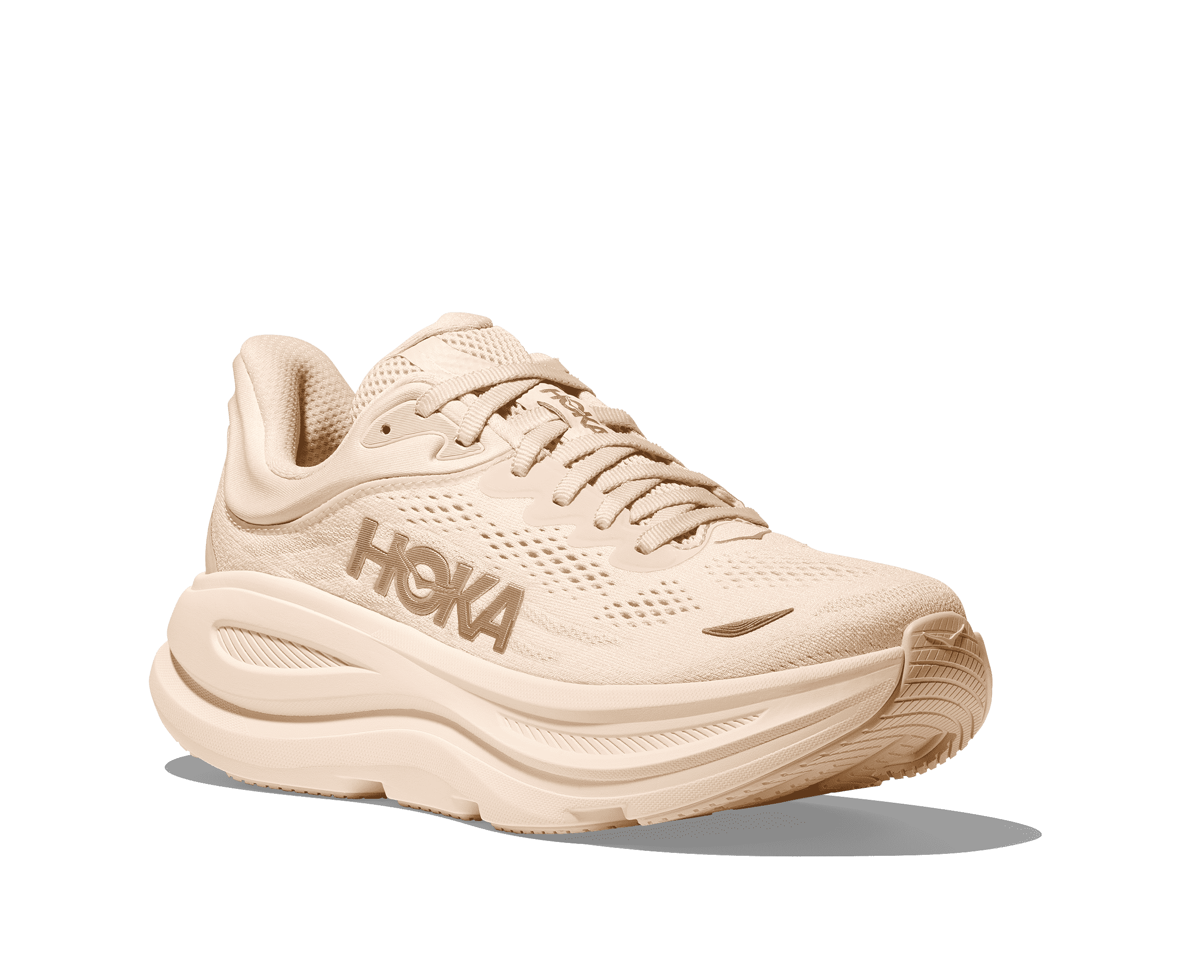 Women's - HOKA Bondi 9 - vanilla/birch