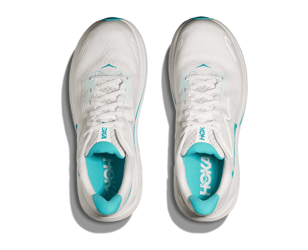 Men's - HOKA Clifton 10 - White/Skyward Blue