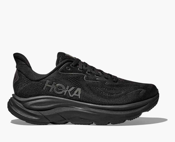 Women's - HOKA Clifton 10 - Black/Black