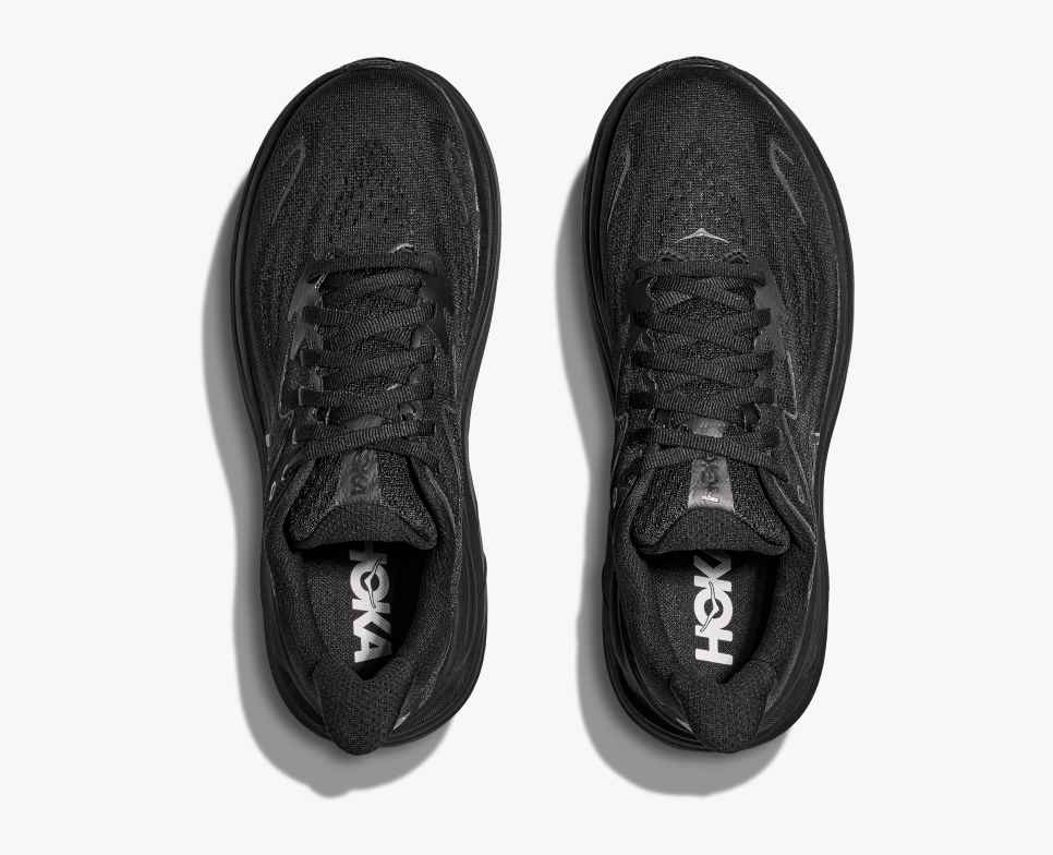 Women's - HOKA Clifton 10 - Black/Black