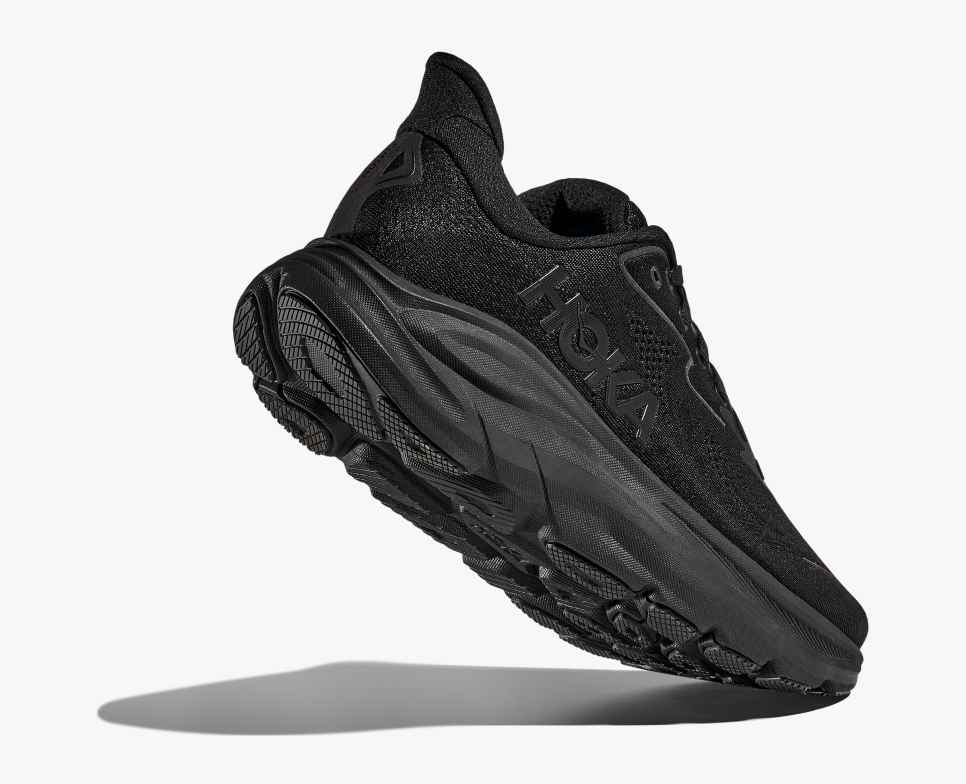 Women's - HOKA Clifton 10 - Black/Black