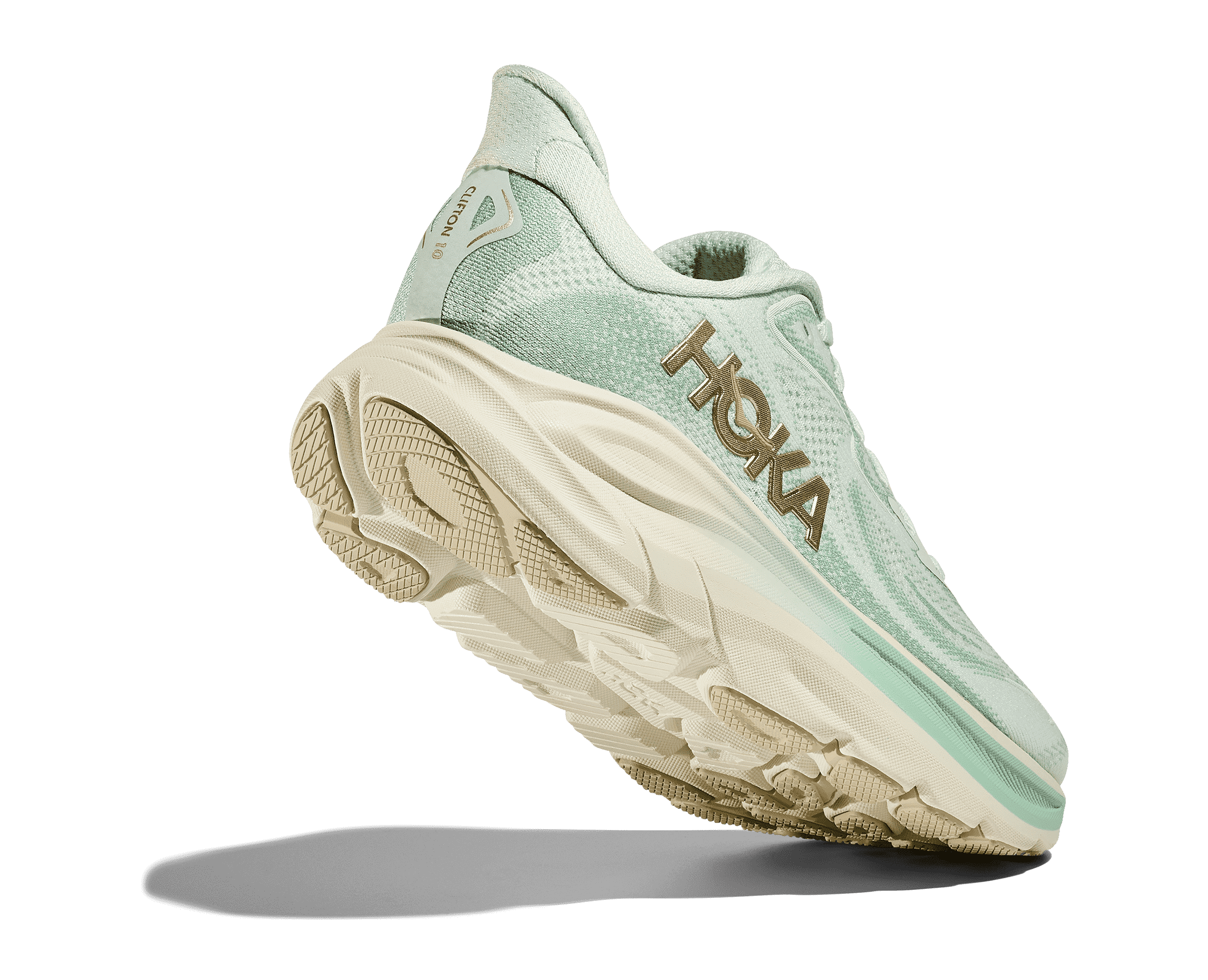 Women's - HOKA Clifton 10 - Sea Glass / Jadeite
