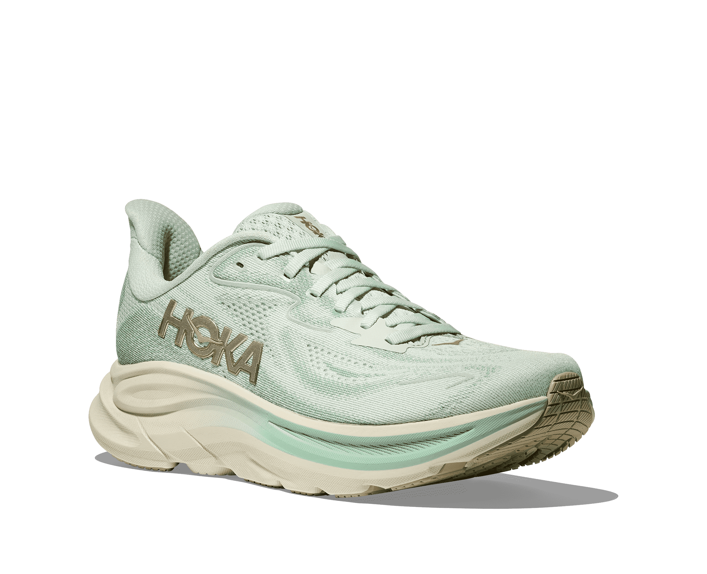 Women's - HOKA Clifton 10 - Sea Glass / Jadeite
