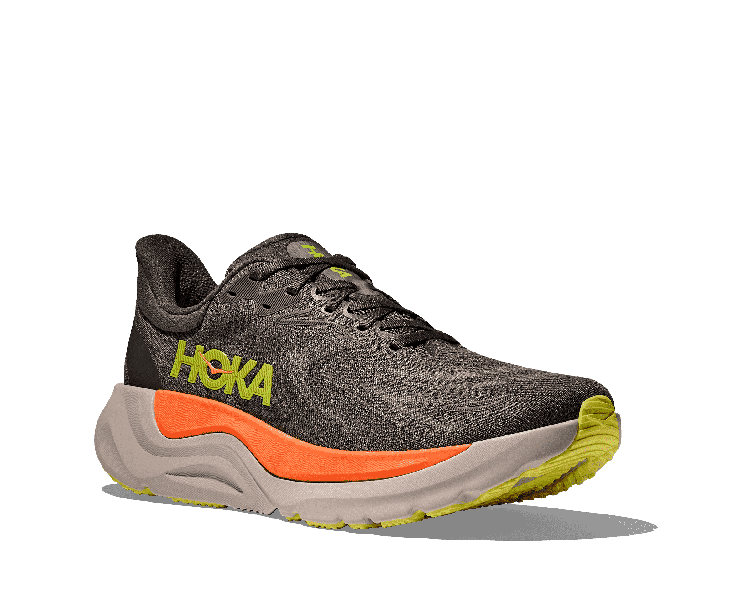 Men's - HOKA Arahi 8 - ASPHALT / GRAVEL
