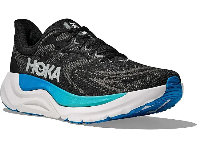 Men's - HOKA Arahi 8 - black / skyward blue