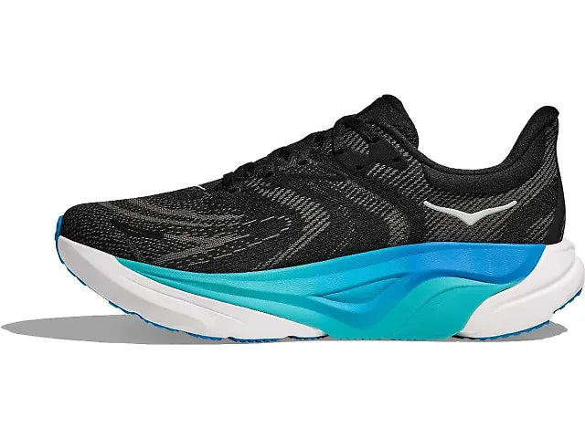 Men's - HOKA Arahi 8 - black / skyward blue