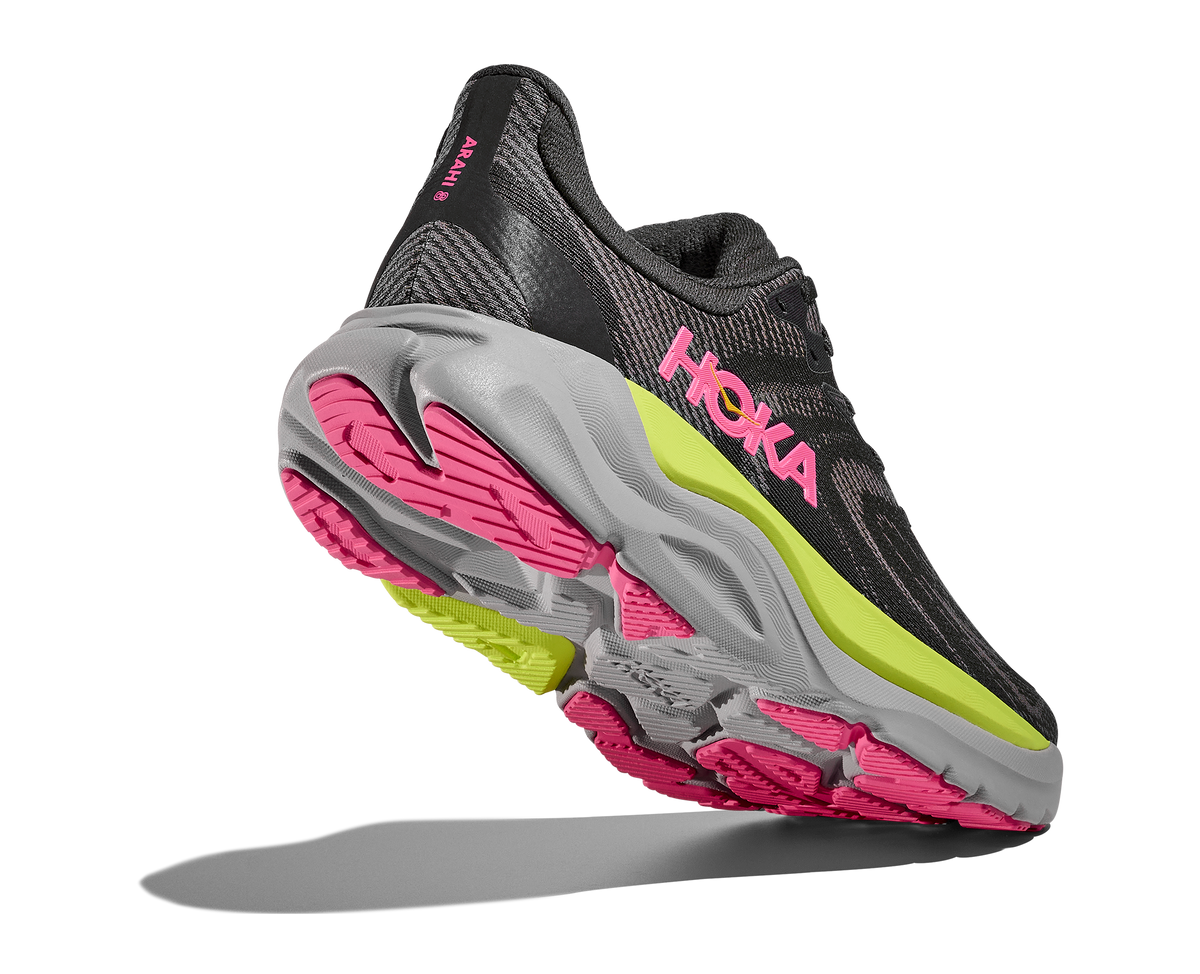 HOKA Women's Arahi 8 Charcoal Grey/Grey Skies
