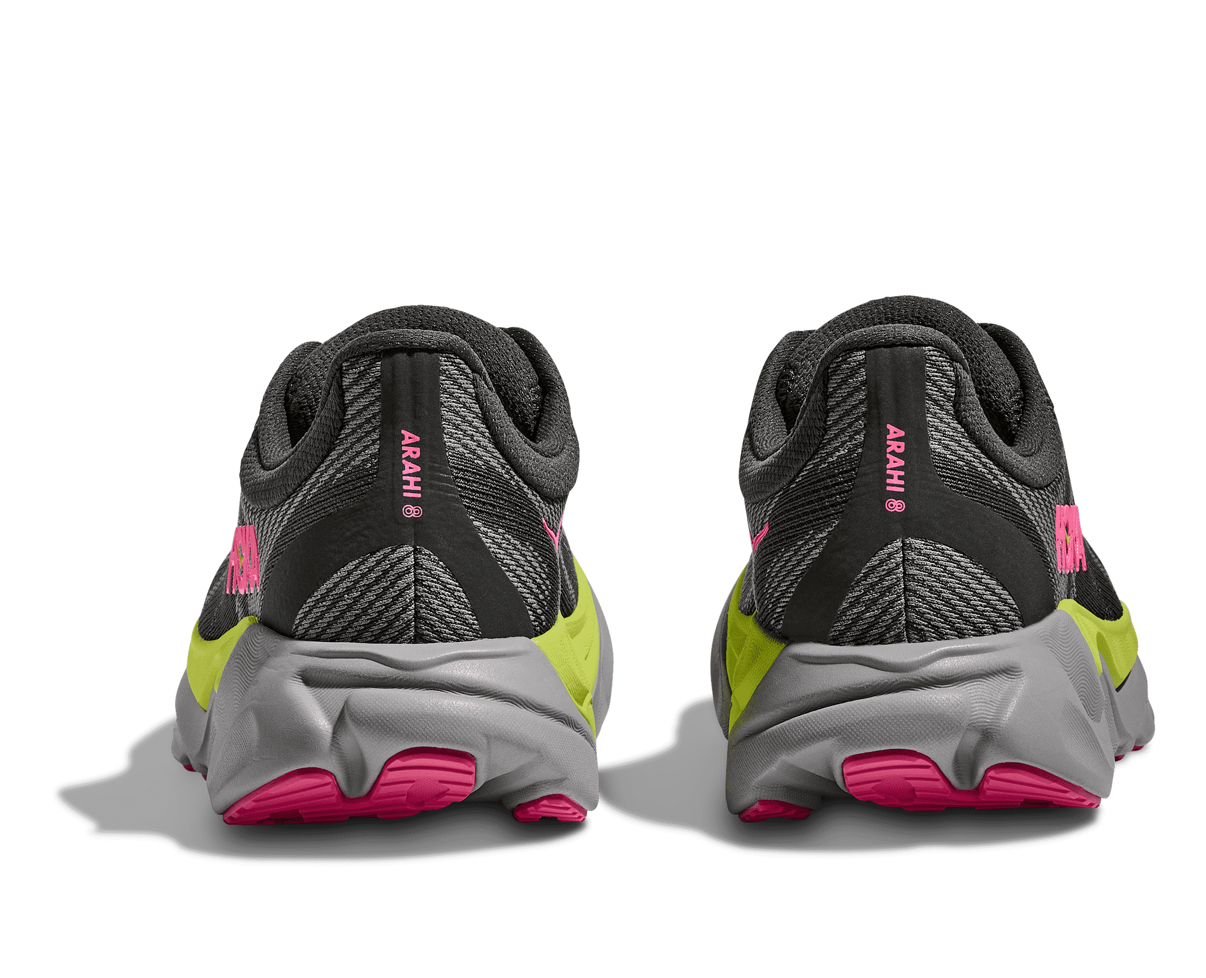 Women's - HOKA Arahi 8 - CHARCOAL GREY / GREY SKIES