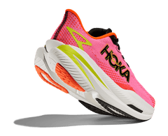 Women's - HOKA Mach X 3 - neon rose / neon tangerine
