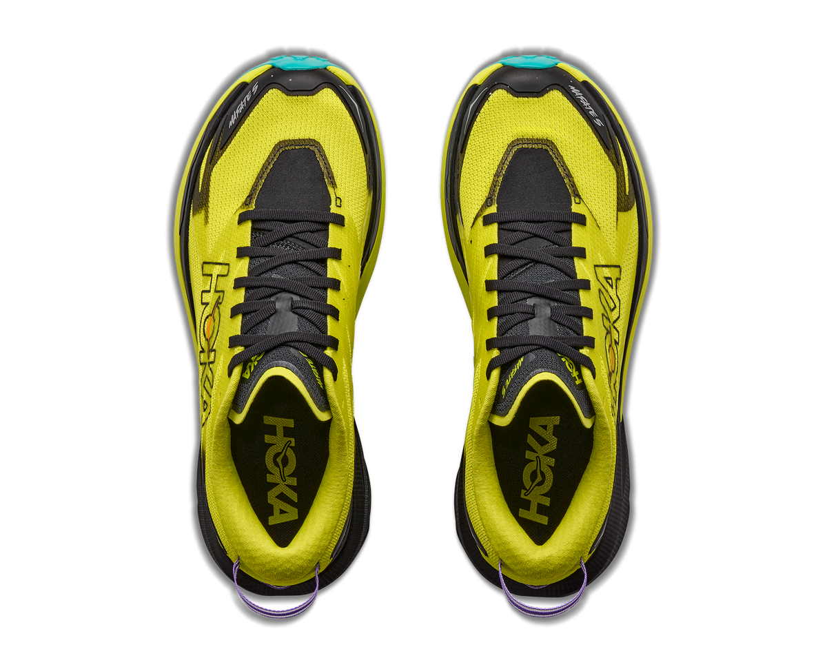 HOKA Men's Mafate 5 Black/HOKA Citrus
