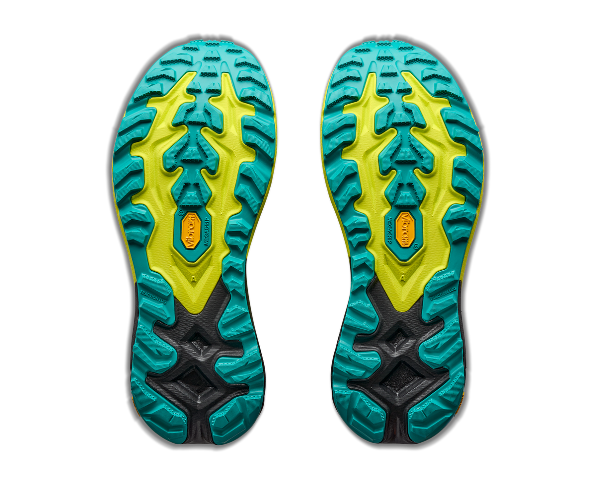 HOKA Men's Mafate 5 Black/HOKA Citrus