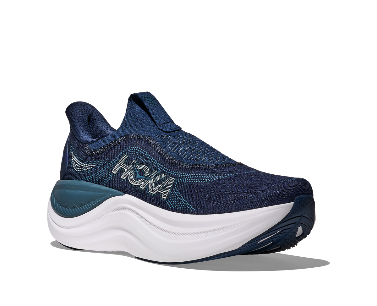 Men's - HOKA Skyward Laceless - Varsity Navy/White
