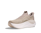 HOKA Women's Skyward Laceless Putty/White