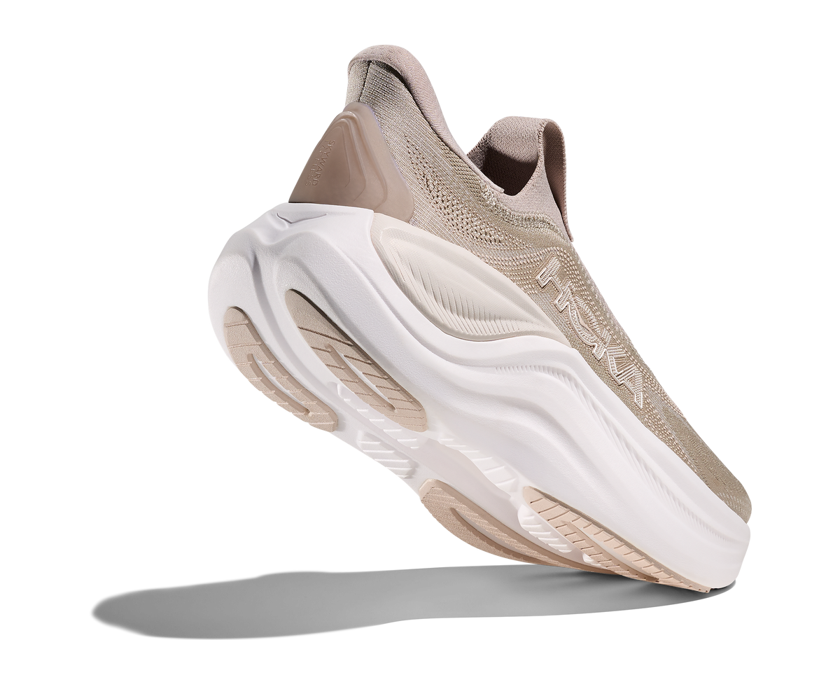 HOKA Women's Skyward Laceless Putty/White