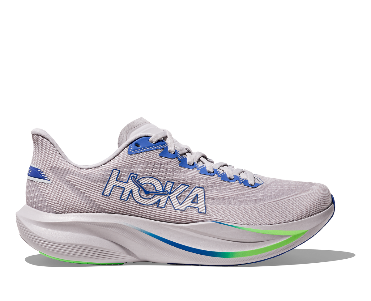 HOKA Men's Mach 7 Ash Grey/Cobalt Blue