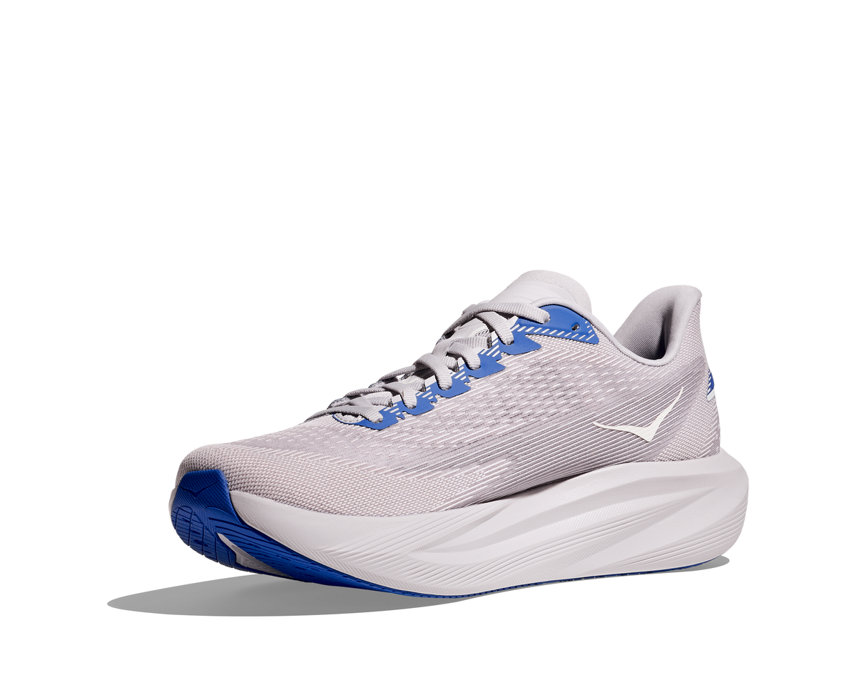 HOKA Men's Mach 7 Ash Grey/Cobalt Blue