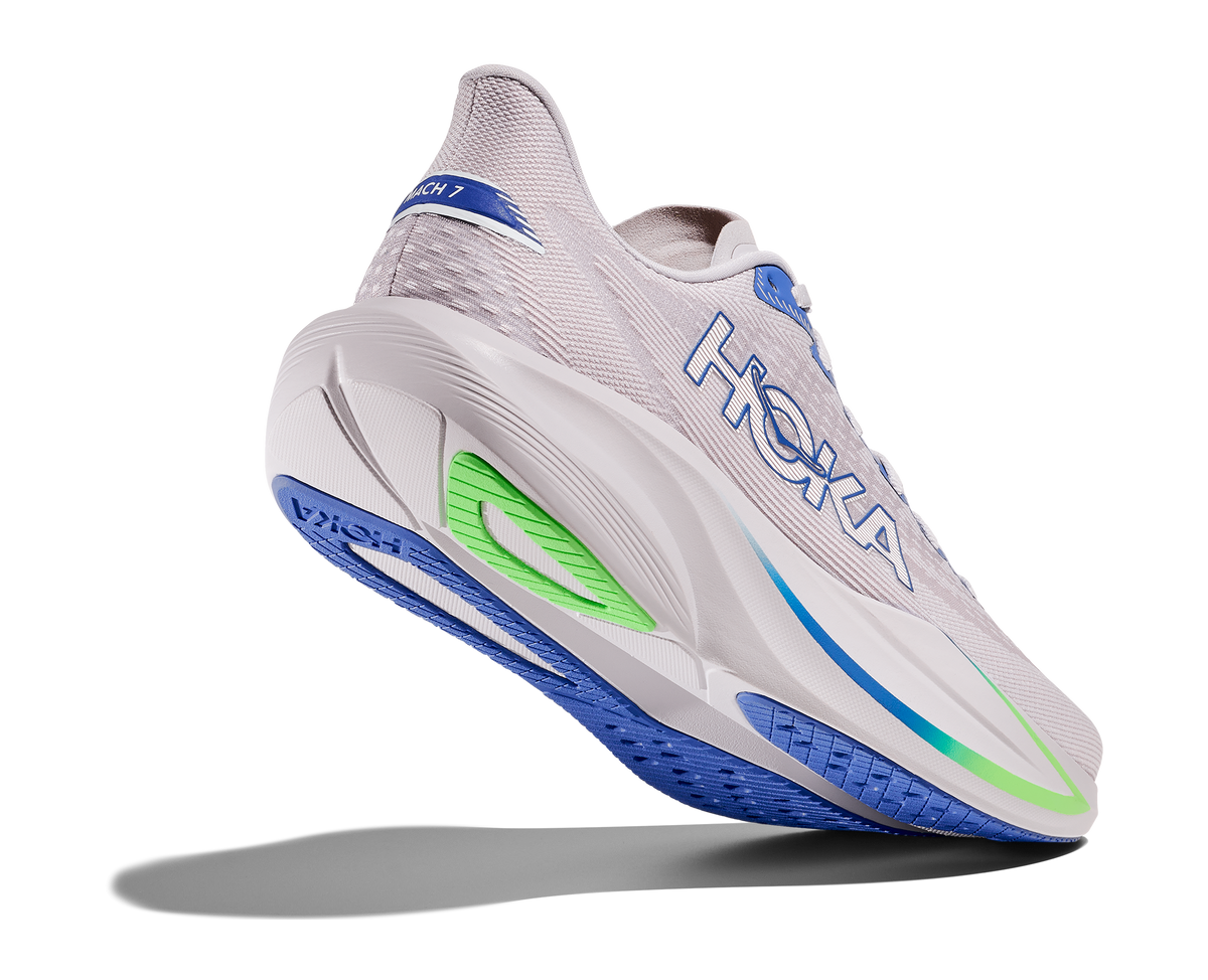 HOKA Men's Mach 7 Ash Grey/Cobalt Blue