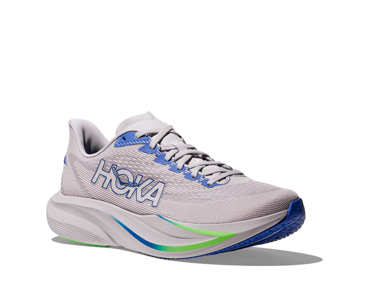HOKA Men's Mach 7 Ash Grey/Cobalt Blue