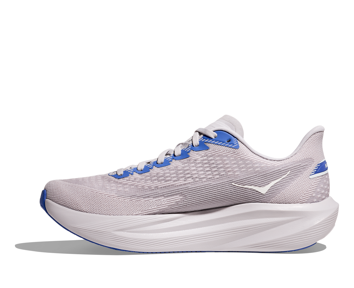 HOKA Men's Mach 7 Ash Grey/Cobalt Blue