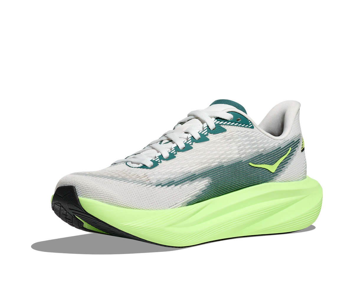 HOKA Men's Mach 7 Frost/Neon Yuzu