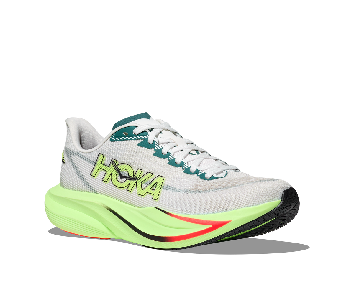 HOKA Men's Mach 7 Frost/Neon Yuzu