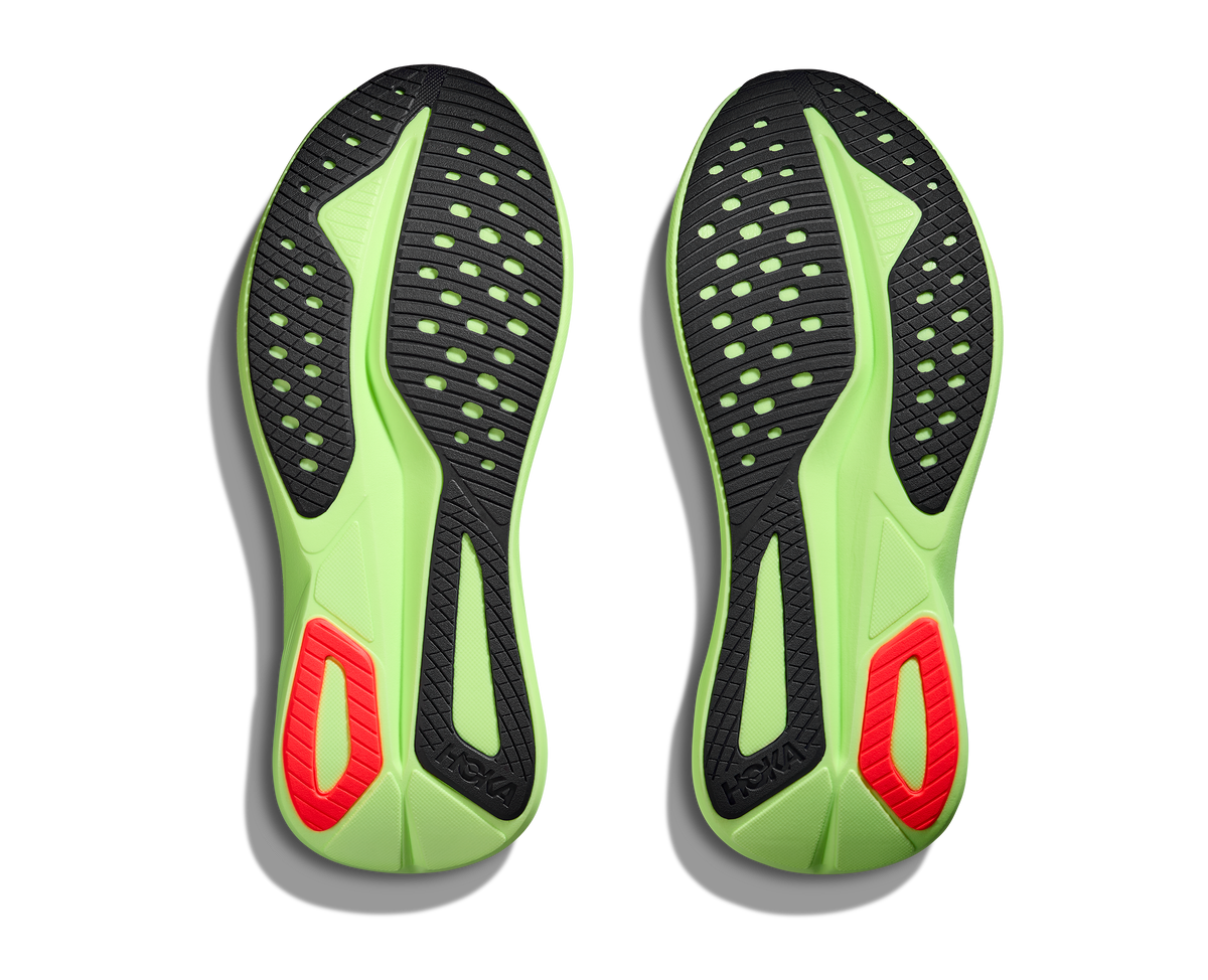 HOKA Men's Mach 7 Frost/Neon Yuzu