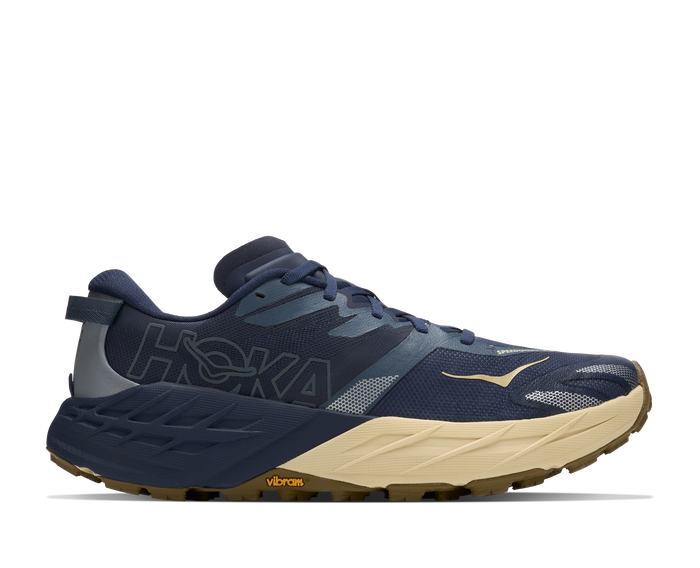 Men's - HOKA Speedgoat 7 - VARSITY NAVY / BARLEY FLOUR