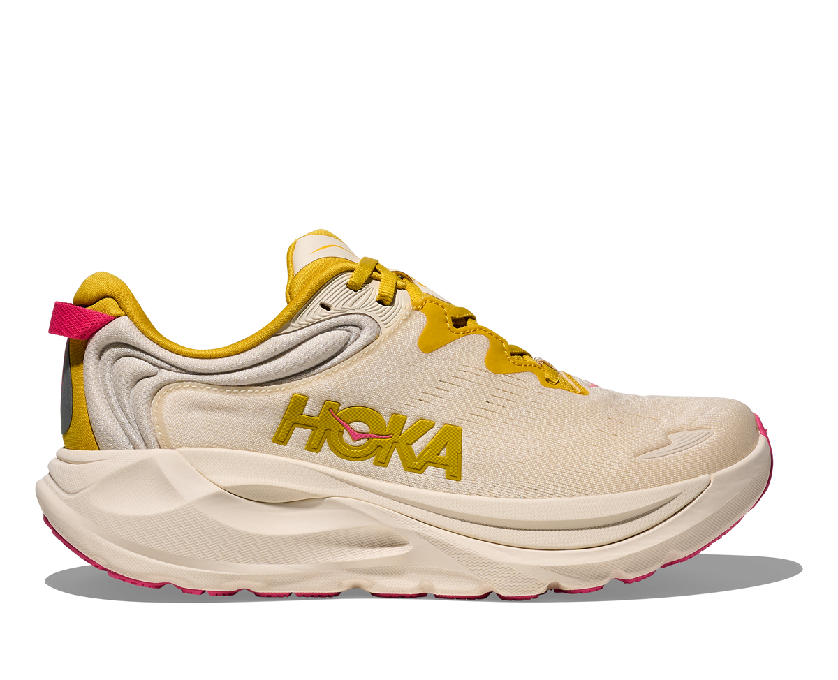 HOKA Women's Gaviota 6 Birch/Yellow Gold