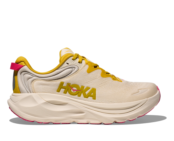 HOKA Women's Gaviota 6 Birch/Yellow Gold