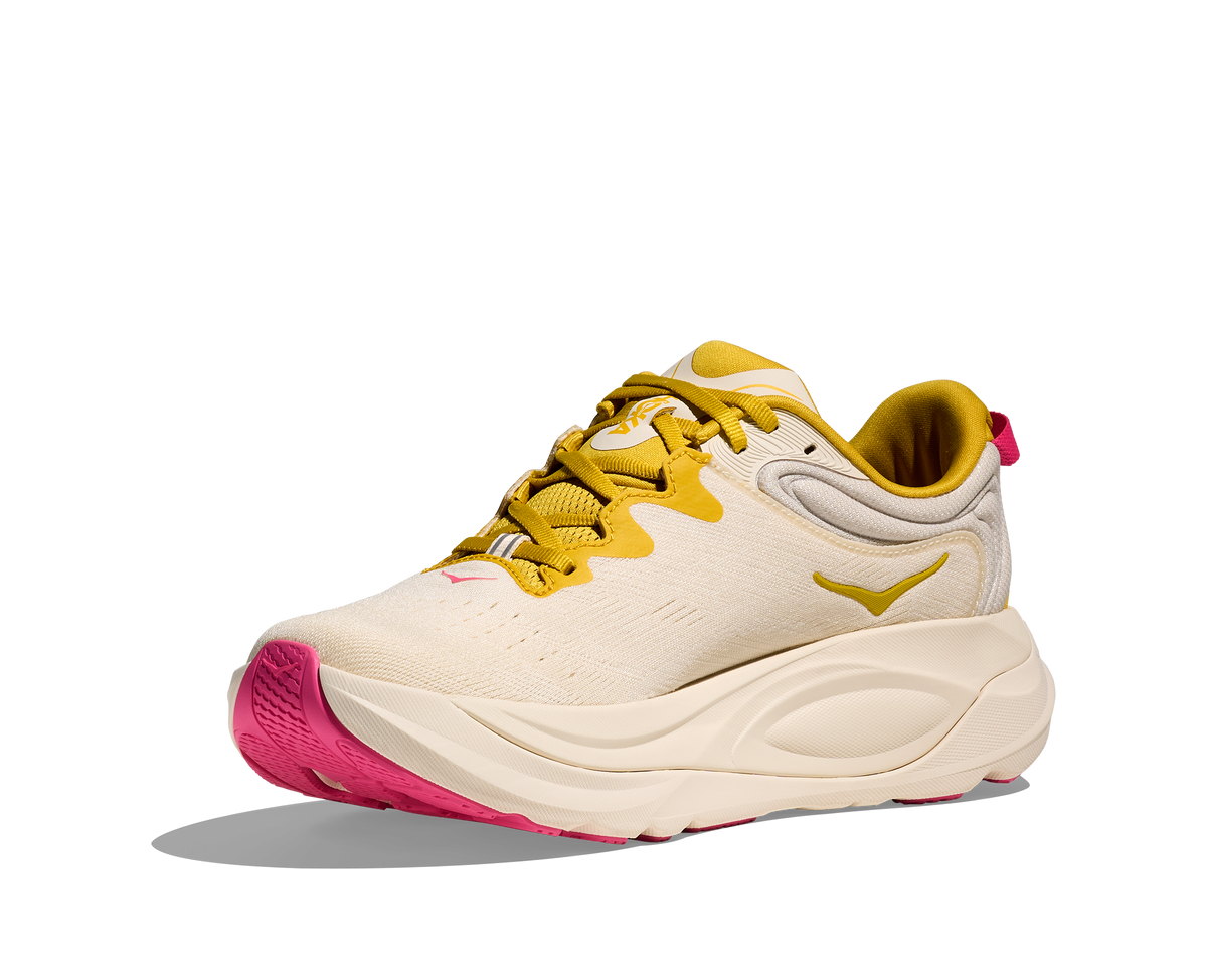HOKA Women's Gaviota 6 Birch/Yellow Gold