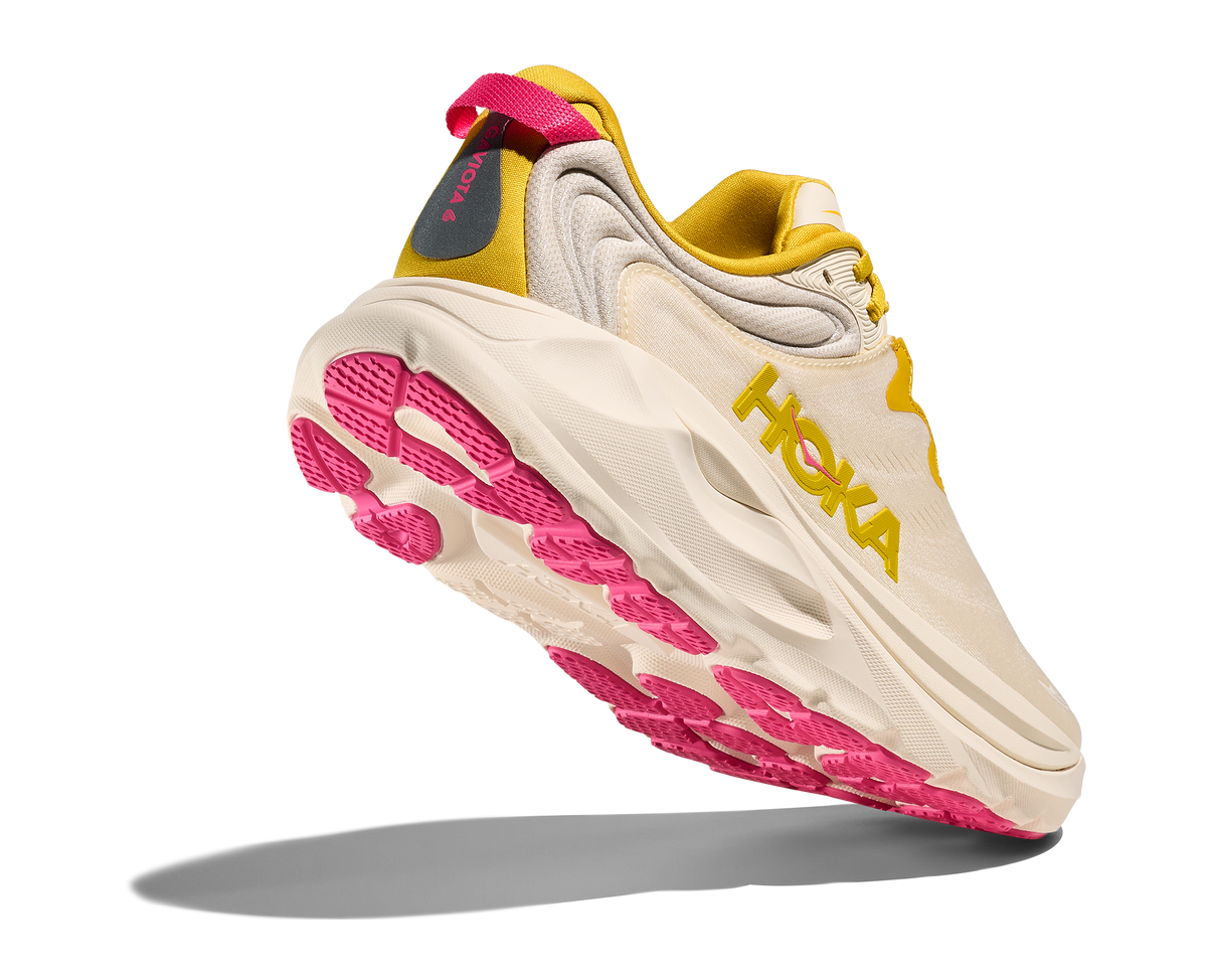 HOKA Women's Gaviota 6 Birch/Yellow Gold