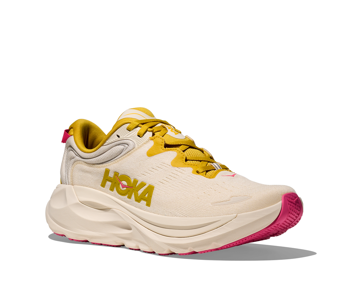 HOKA Women's Gaviota 6 Birch/Yellow Gold