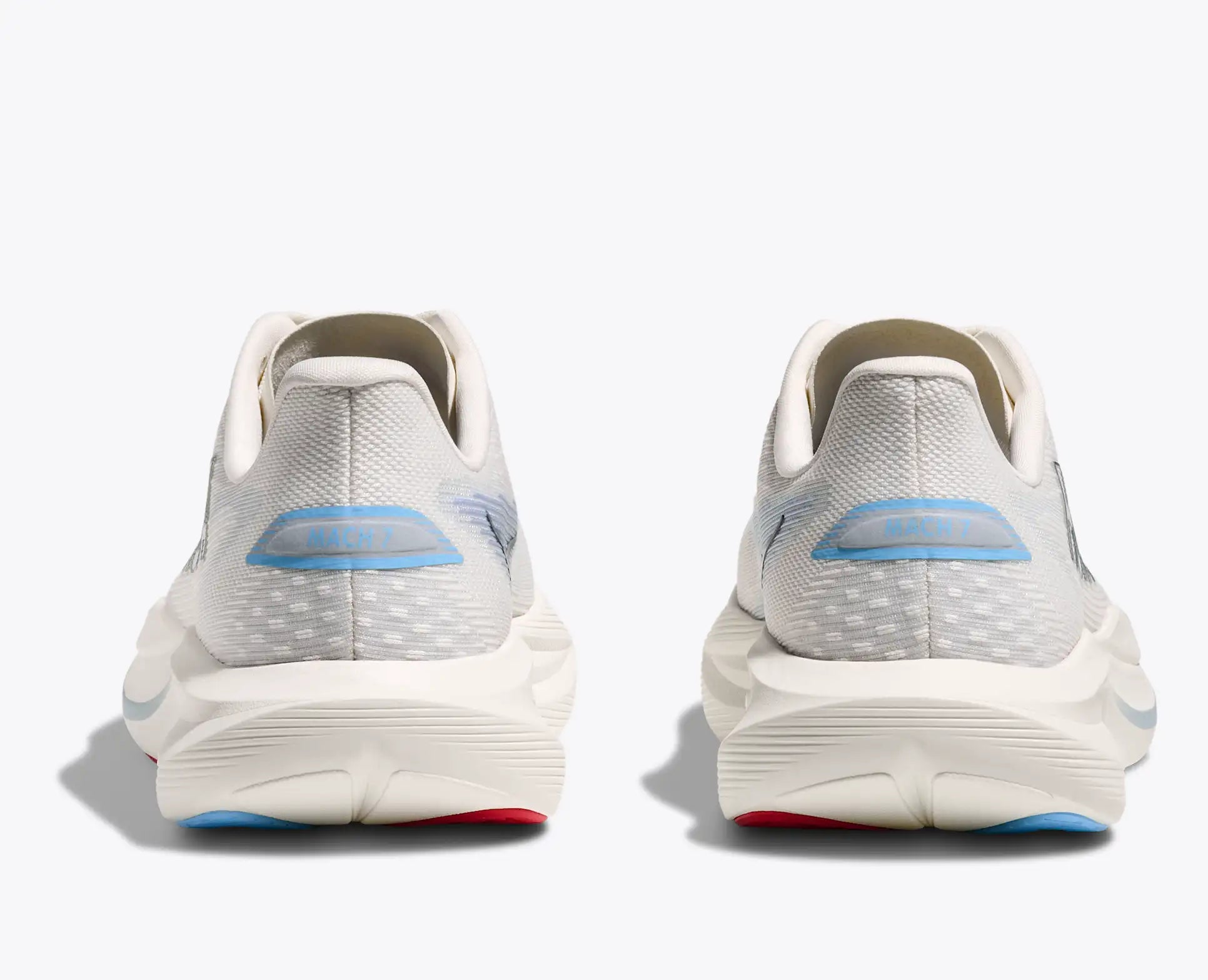 Women's - HOKA Mach 7 - ALABASTER / SOARING BLUE