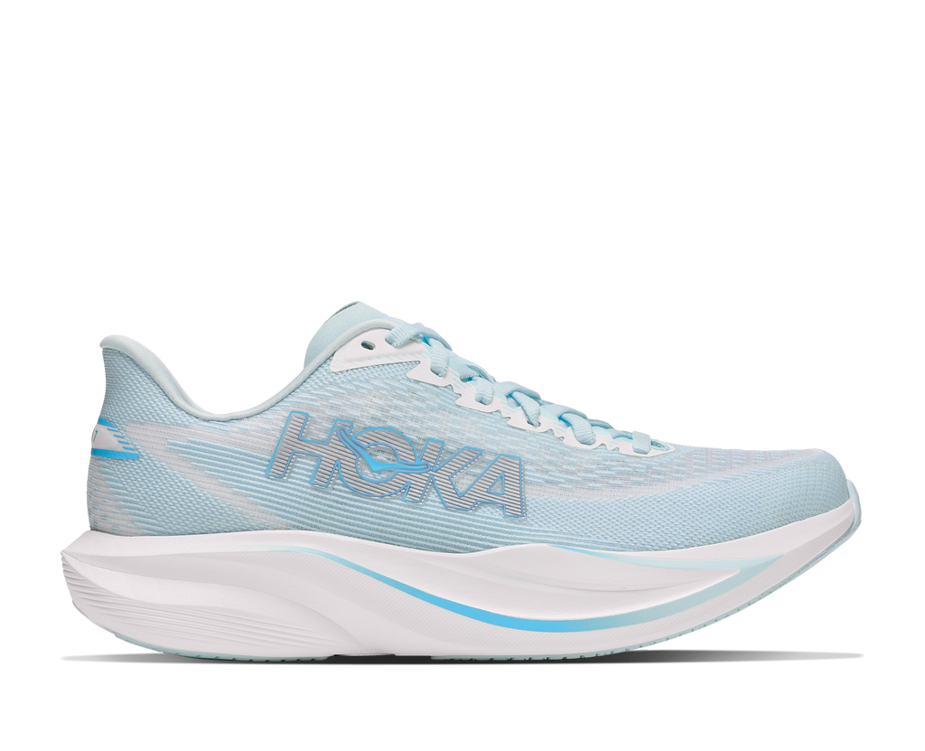 HOKA Women's Mach 7 Glimmering Blue/Frost