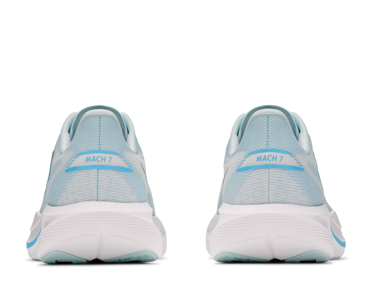 HOKA Women's Mach 7 Glimmering Blue/Frost