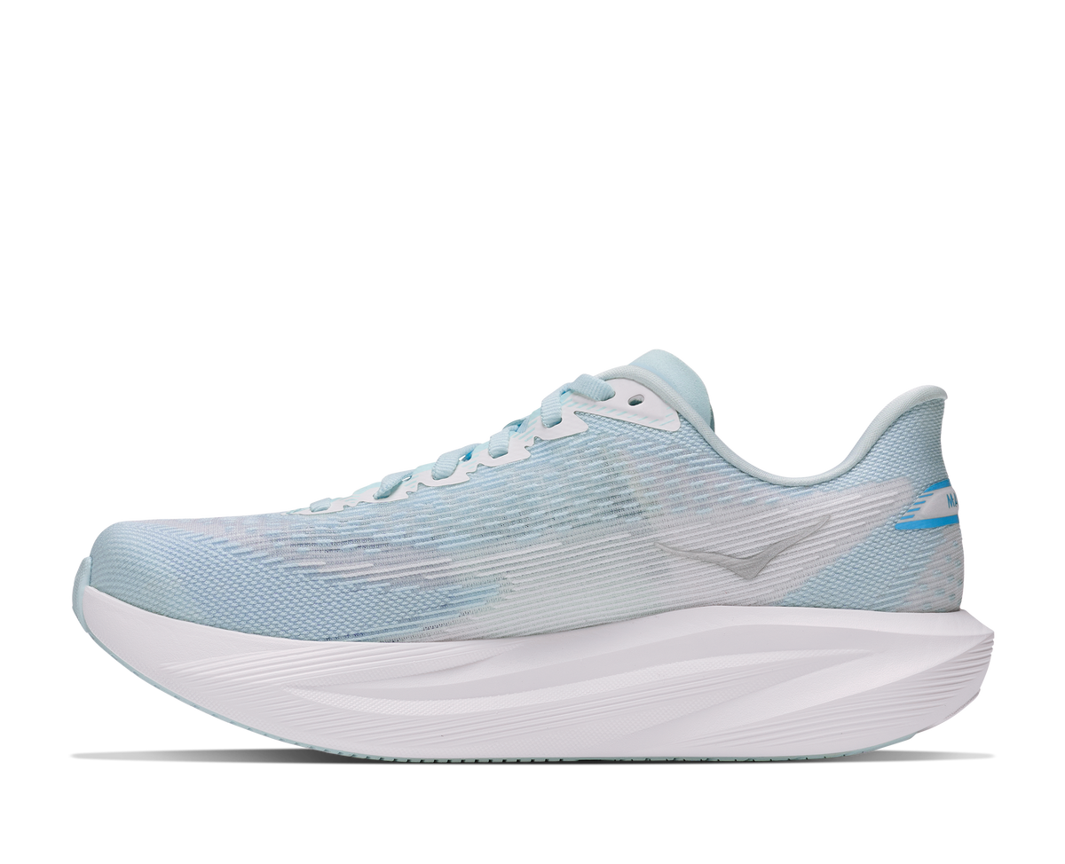 HOKA Women's Mach 7 Glimmering Blue/Frost