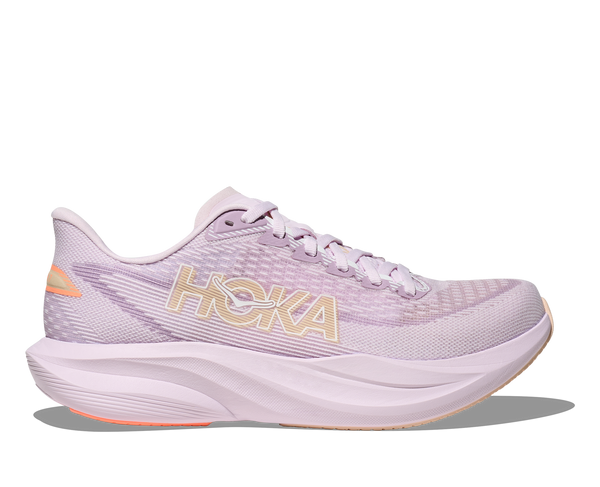 HOKA Women's Mach 7 Lilac Cream/Tangerine Glow