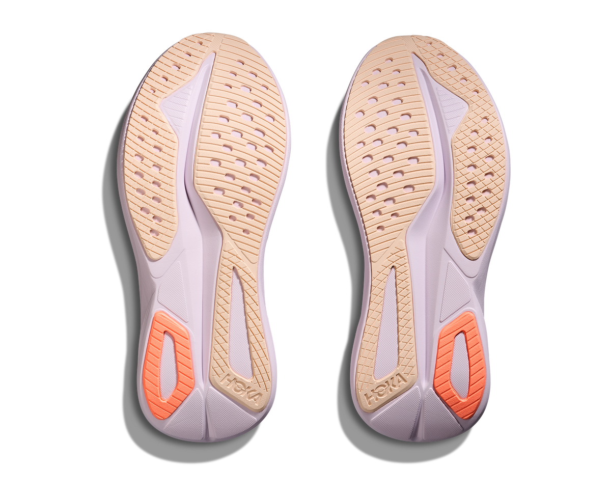 HOKA Women's Mach 7 Lilac Cream/Tangerine Glow