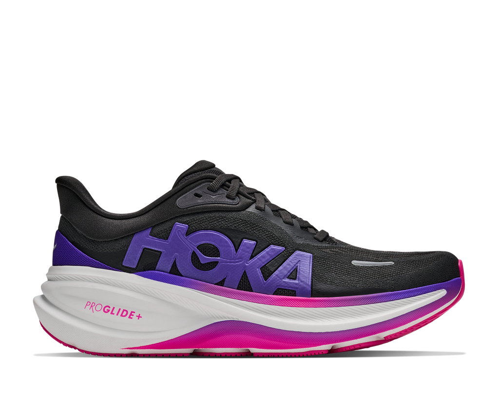 HOKA Women's Clifton PRO Carbon Black/Cosmic Purple