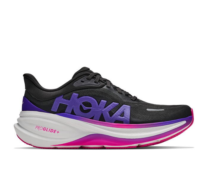 Women's - HOKA Clifton PRO - Carbon Black - Cosmic Purple