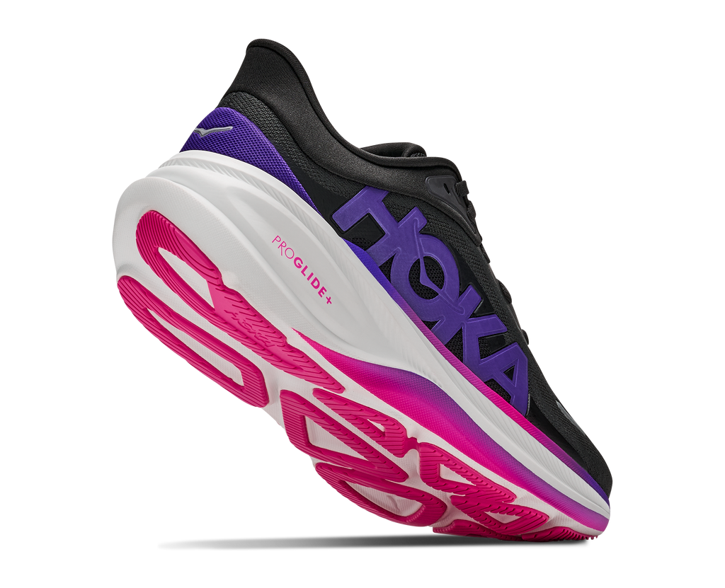 HOKA Women's Clifton PRO Carbon Black/Cosmic Purple