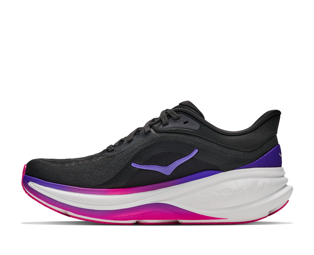 HOKA Women's Clifton PRO Carbon Black/Cosmic Purple