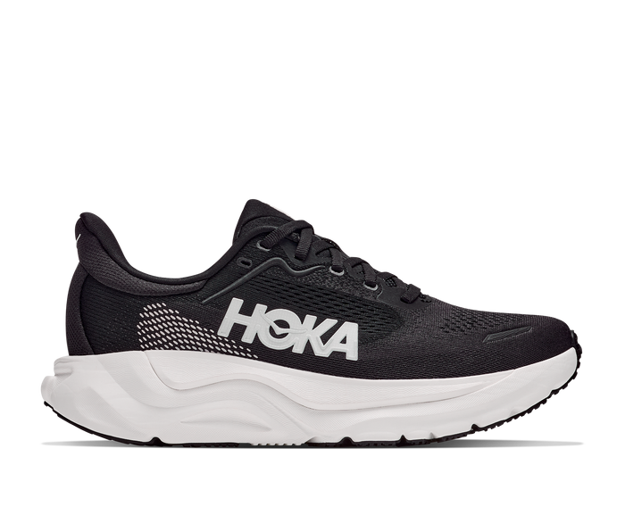Women's - HOKA Arahi 9 - BLACK / WHITE
